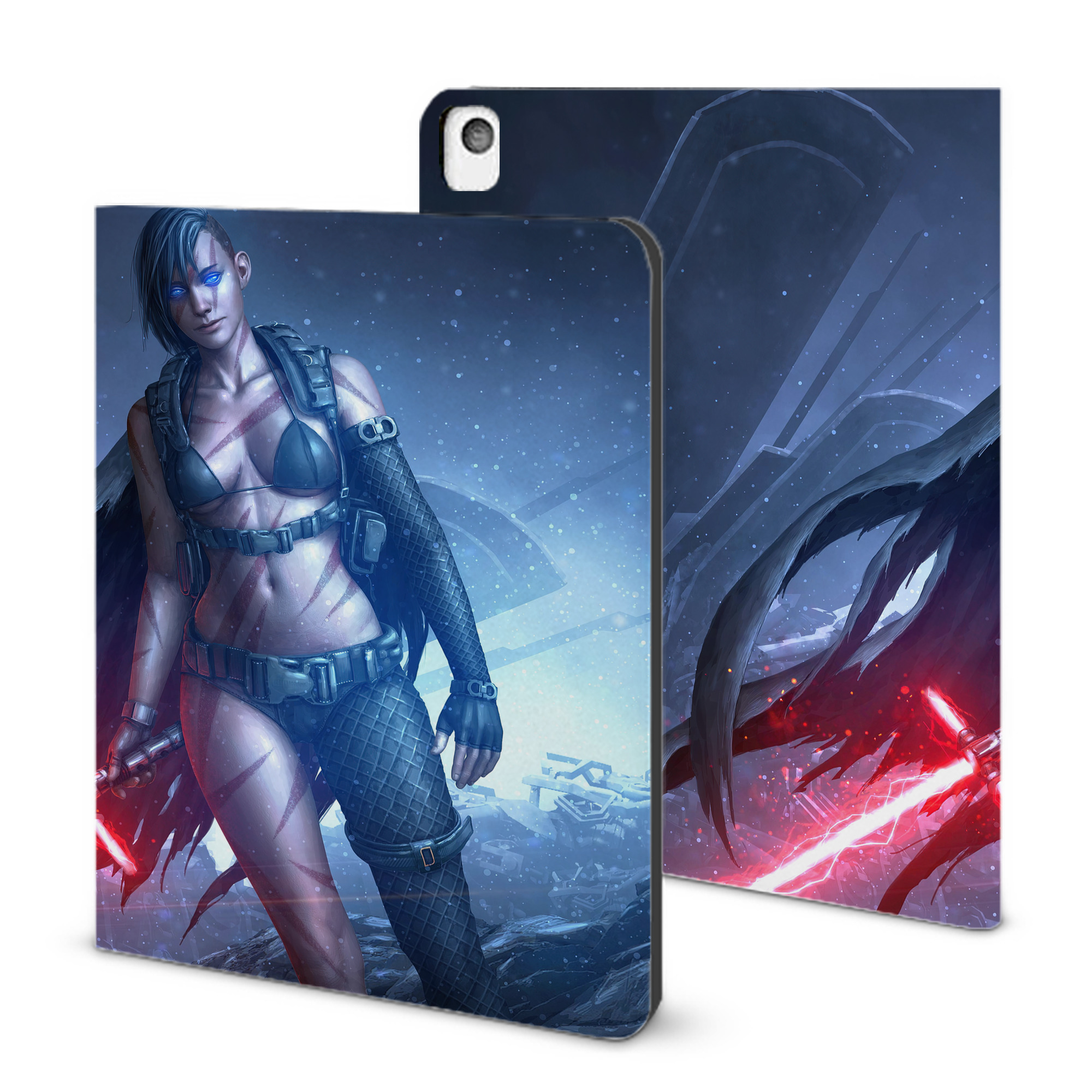 （画像用） スター・ウォーズ Star Wars IPadケース ペンホルダー付き ブックスタイルデザイン